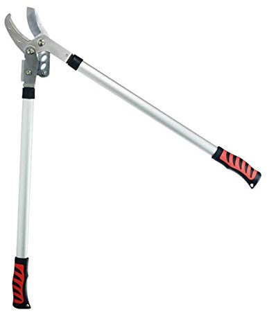 TONZN Gartenschere Teleskop Ratsche Amboss Astschere Obstbaum Astschere Stahl SK5 Hohe Astschere Garten Astschere (B) (A)