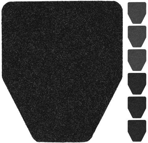 Urinal Mats 12 Pack Urinal Pads Urinal Floor Mats for Men Bathroom Commerical Disposable Non-Slip Rubber Backing Washable Urinals Mat Eliminating Odor 17.7 x 20.5(6 Pcs Black 6 Pcs Dark Grey)