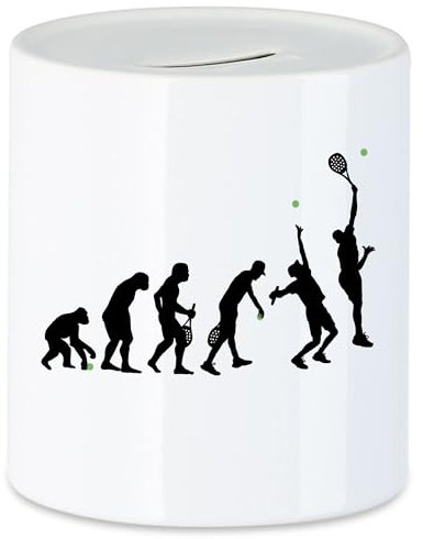 Hey!Print Tennis Spardose Tennisschläger Spiel Spielball Spieler Sport Freizeit Netz Schläger Tennisplatz Bewegung