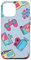 Hülle für iPhone 14 Plus Hülle Retro Gaming Design Videospiel Cool 80's Blau Funky