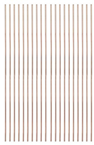 Paquet de 20 Baguettes de Soudage en Cuivre Phosphoreux de 2,5 Mm de Diamètre pour Instruments électromécaniques, Climatisation et Réfrigérateurs