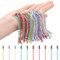 Molain 100 Stück Bunte Kugelkette, Kugelperlenkette, Edelstahl Perlen Rollenkette Mit Passenden Anschlüssen Kugelkette Für DIY-Schmuckherstellung Halsketten Armbänder Schlüsselanhänger(10cm)