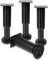 Sonnewelt 8er Set Edelstahl Möbelfüße,Schwarz Möbelbeine 18-30cm Höhenverstellbar, Füße für möbel mit Schrauben, | Belastbar bis 300 KG, für Sofa Möbelfüße Schreibtisch Stühle