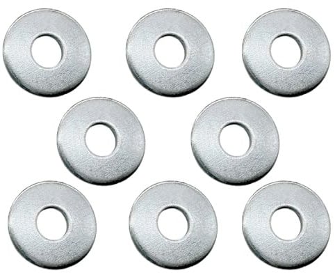 M4 BZP Washers (4mm x 9mm) Din 125A Specification Bright Zinc Plated Alloy Steel Washers (25, M4)