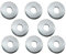 M4 BZP Washers (4mm x 9mm) Din 125A Specification Bright Zinc Plated Alloy Steel Washers (25, M4)