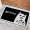Traqunn Funny Welcome Mats,Go Away Cat Doormat,Polyester Door Mat Non Slip Rubber Backing,Cat Lovers Home Doormat,36X24 In