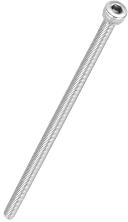 Kozelo 4pcs Socket Head Cap Screws - [M4-0.7 x 110mm] 304 Stainless Steel Allen Socket Drive for Electrical Motor 3D Printing Fan Engine Replacement Use, Silver
