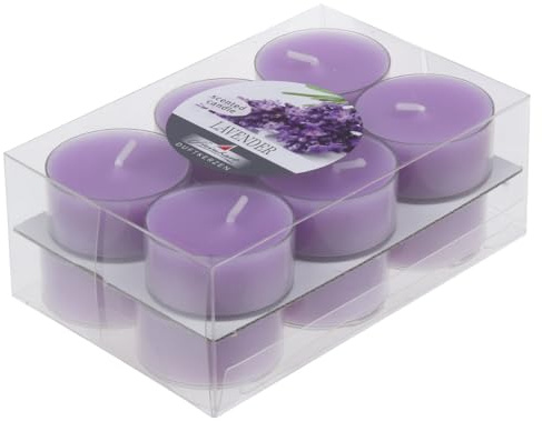 Wiedemann Duftteelichter im 12er Pack Lavender 18/38 mm ca. 4 h