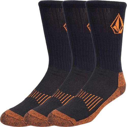 Volcom Workwear 3er Pack Crew Socken (black, 42-46)