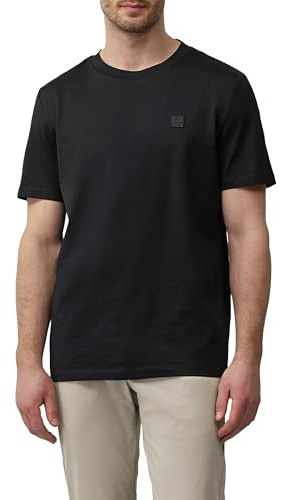 s.Oliver T-Shirt aus merzerisierter Baumwolle mit Logo-Detail