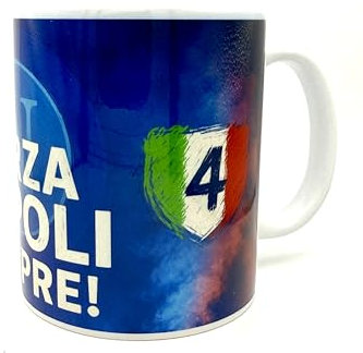 Generico Tazza celebrativa Napoli Campione d'Italia 2024/2025 - Scudetto n°4 - Forza Napoli Sempre
