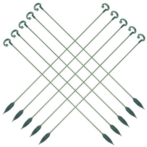 10 Piezas Soporte para Plantas Trepadoras de Estacas Decorativas de Jardín Rack para Plantas Macetas Soporte Resistente para Vides
