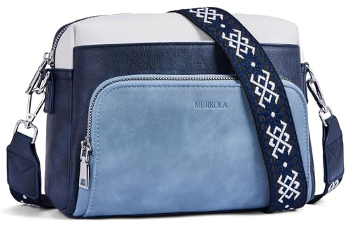 MUIIKOLA Umhängetasche Damen,Crossbody Bag Damen Klein，Damen-umhängetaschen Veganes Leder, Umhängetaschen Damen mit Verstelbaar Schultergurt