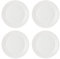 Royal Doulton 1815 Pure S/4 Teller, 28 cm, Weiß