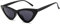 Sonnenbrille Der Frauen Katzenaugen Art Mode Weinlese Retro Gläser Für Spaß - BLDEN GL1002-B-B