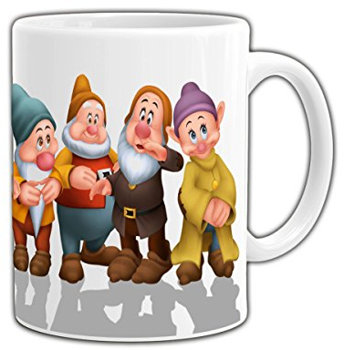Tazza Mug 7 Nani Sette Nani - Cucciolo Brontolo Dotto Eolo Gongolo Mammolo Pisolo - Not Original Gadget