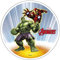 Essbare Kuchendekoration, Motiv: Avengers Iron Man und Hulk, 20 cm, essbare Oblaten Lizenzprodukt. Modecor.