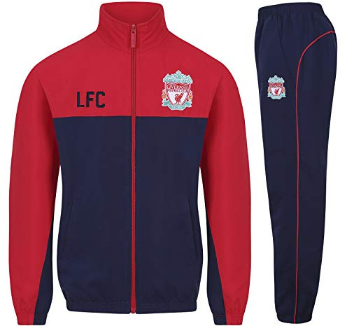 Liverpool FC Official Football Gift Boys Tracksuit Set Navy 2-3 Years
