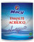Macy Esmalte Agua Satinado Multisuperficies Interior y Exterior. 750 Mililitros. Color Azul Marino