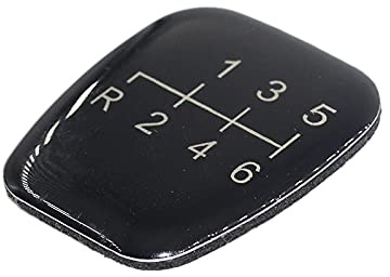 5 Gang Schaltknauf Stick Emblem Trim Cap Cover Fit Für MERCEDES W202 C 1993-2001 W208 CLK 1997-2003 W210 E 1995-2003-6_Speed