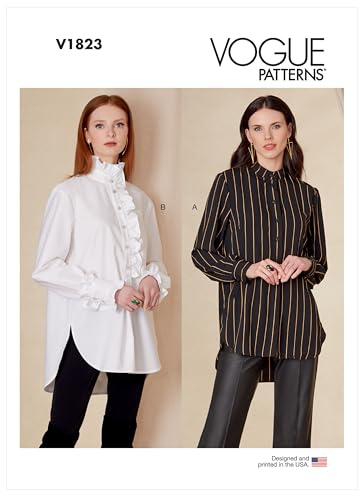 Vogue Patterns V1823F5 Damen-Top/Weste F5 (16-18-20-22-24), Papier