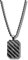 CRBNCNCPT® Kette mit Carbon Fiber Dog Tag Anhänger | Schwarze Edelstahlkette | Rope Chain | Edle Männer Halskette | Kohlenstoff Hundemarke | Herren Schmuck (Carbon Fiber)