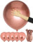 OTMVicor 5 palloncini in oro rosa lucido 45,7 cm, palloncini metallici per compleanno, matrimonio, festa, decorazione