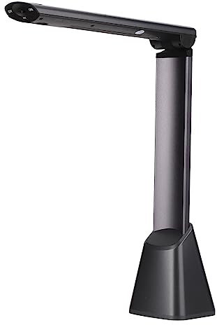 Document Camera, Color, Black and White, Grayscale Scanning, USB 2.0 Connection and Power Supply, 5 Megapixel CMOS Sensor Suitable for Families, Teachers