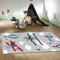 Tappeti Design Kinderteppiche für Spiel Cartoon-Flugzeug,|Pädagogische Sensorik|-100x120cm