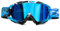 KINGBIKE Motocross Brille Mtb Brille Dirt Bike ATV Crossbrille goggle Sicherheit Tactical Riding Motorradbrillen für Herren Damen Jugend Fit ÜBer Brille (Blau-blau, Erwachsene)