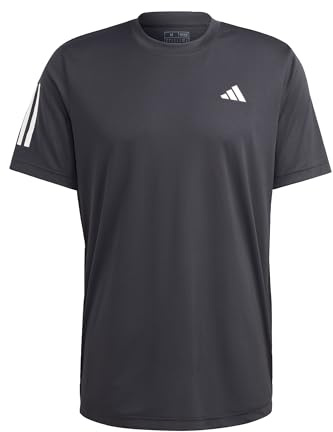 Adidas Herren Club 3-Stripes Tennis Tee, Black, S