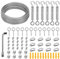 DIYLAND 35m/2mm de Acero Inoxidable Cable de Cuerda de Alambre, M4 Tensores de Alambre Kit, Jardín de Alambre para Plantas Trepadoras, Sombra, Grapevines Enrejado, Tienda de Cuerda