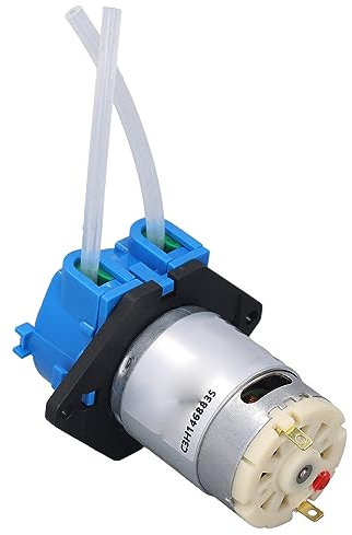 Pompe Doseuse 60 Ml/min Pompe à Liquide Péristaltique Compacte et Légère Large Application Excellents Plastiques Techniques pour l'irrigation (12V)