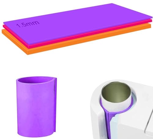 3 Spessori 25x12cm Tazze Mug Trasferimento di Calore Tazza Fogli in Silicone per Fai da te Stampa Tazze Confezione in silicone a sublimazione per Sublimazione Accessori