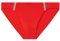 HOM Slip de Bain Micro Nautical Cup Swim Briefs, Rouge Ruban rayé, L Men's