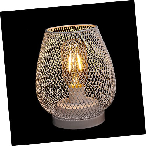 Angoily 1 Satz Vogelkäfig dekorative Tischlampe kabellose Tischleuchte LED-Leselampe tischlampe kinderzimmer tischleuchte kinderzimmer Vintage- Bürodekoration bequeme Tischlampe Eisen