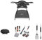 Weber Bundle Q2000 Gas Grill Barbeque with Stand & Foldable Side Tables BBQ Grill & Char Griller Cast Aluminium Lid Cover & Body Portable Premium Classic Free-Standing Gas BBQ - Black (53010374)