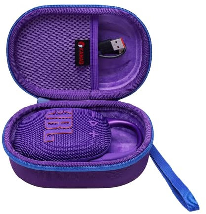 XANAD Hard EVA Case for JBL Clip 5 / soundcore Select 4 Go Ultra Portable Bluetooth Speaker Box Pro Sound (Purple)
