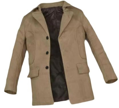 Dickly Puppenkleidung für männliche Figuren im Maßstab 1/6, Kostüm, Mantel, Verkleidung, stilvolles Uniform-Outfit für 12-Zoll-Puppenfiguren