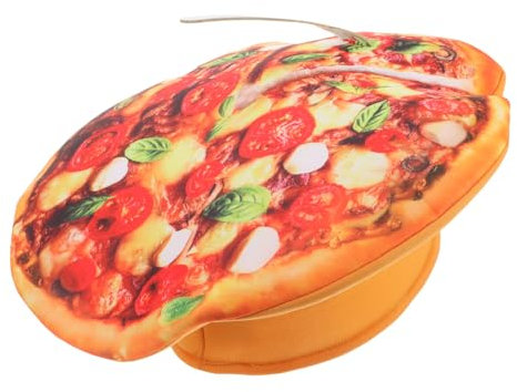 PRETYZOOM Essenshut Pizza-look Karnevals-party-accessoire Einzigartiger Alberner Hut Für Erwachsene