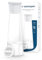 Wessper K1 BOROSCILICATE Actitex 1L Bottiglia Filtrante per acqua In vetro borosilicato, 1 Filtri Fast Disk Inclusi riduce il cloro nell'acqua, Acqua Filtrata Istantaneamente, Bianco/Trasparente