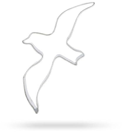 Erre4M Ausstechform für Kekse aus Edelstahl Möwe