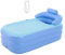 Baignoire spa pliable - Baignoire gonflable pour adultes - Baignoire pliable pour adultes, , famille (160 x 93 x 63 cm)