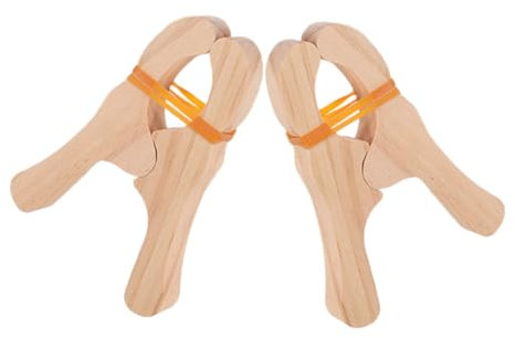CIYODO 2pcs Wooden Clips for Boys and Girls Clothespin Craft Fort Building Playhouse Outdoor Beach Craft Supplies for Hanging Bags Towels