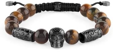 Philipp Plein Herren Armband Textil Edelstahl IP GUN PLEIN ELITE PJNEA06BU