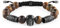 Philipp Plein Herren Armband Textil Edelstahl IP Gun Plein Elite PJNEA06BU