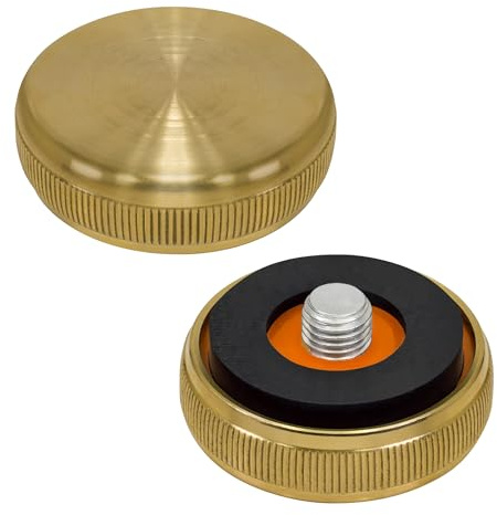 Titan 63638 Interchangeable Brass Striking Faces for Titan DBX 28oz Dead Blow Hammer
