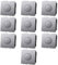 10x Interruttore touch, Modulo Grigio, Compatibile Con BTicino Living, frutti, interruttori, pulsanti, deviatori, dimmer, sensori, PIR, buzzer, Per Placche originali e compatibili