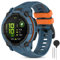 CHULN 22mm Silikon Armband Kompatibel mit Garmin Instinct 3 45mm AMOLED/Instinct 3 Solar 45mm, Einstellbares Sport Ersatzarmband für Smartwatch.(No host)