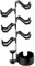 Alongen Controller Stand 3 Layers Controller Headphone Holder with Cup Holder Multifunctional Organizer Adjustable Headset Headset Stand for Home Office